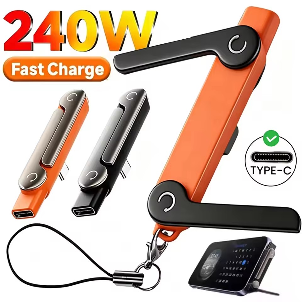 Type 2 Charger - 1/2/3개입 Type-C 휴대폰 충전 거치대 어댑터,