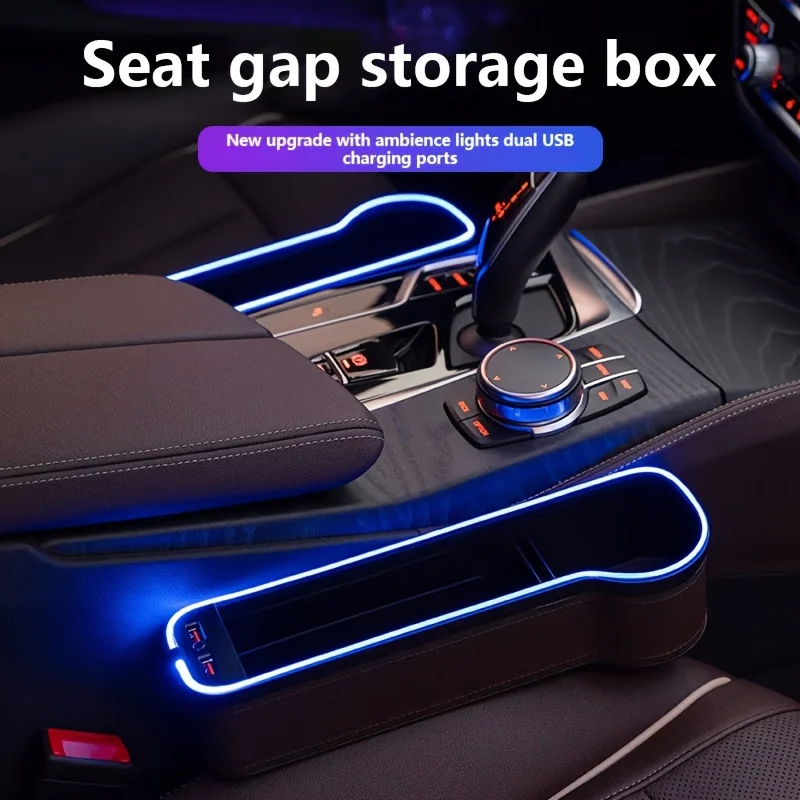 Type 2 Charger - 2-in-1 차량 시트 틈새 정리함 (듀얼