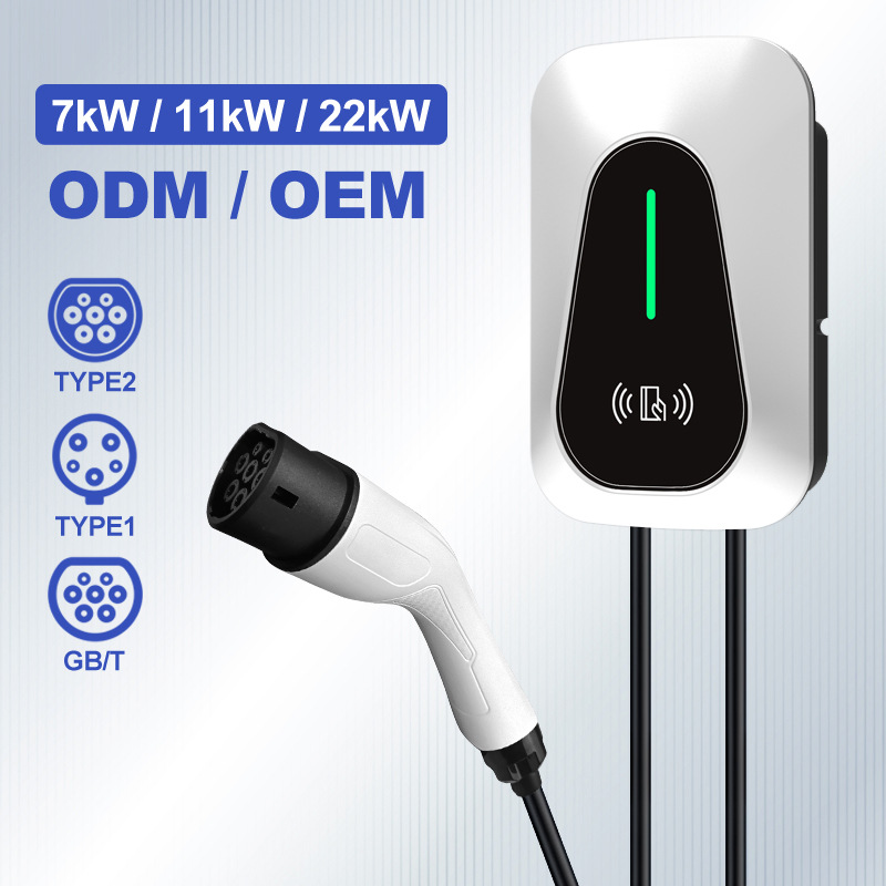 유럽 표준 7kW 타입 2 EV 충전기 카드 리더기 투 - Home Ev Charger 리뷰 및 가격