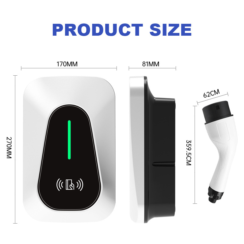 유럽 표준 7kW 타입 2 EV 충전기 카드 리더기 투 - Home Ev Charger 리뷰 및 가격