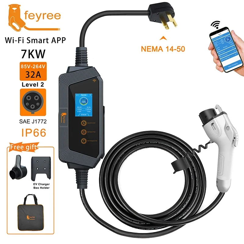 페이리 타입1 휴대용 전기차 충전기 7KW 32A 1상 - Portable Ev Charger 리뷰 및 가격